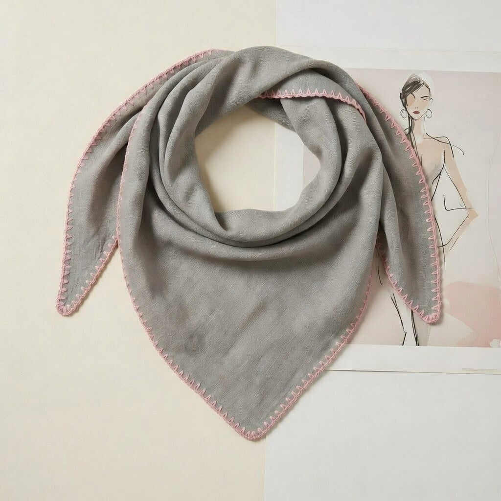 Oversized Summer Sunshade Scarf - Lightweight Beach Headwrap & Resort Shawl