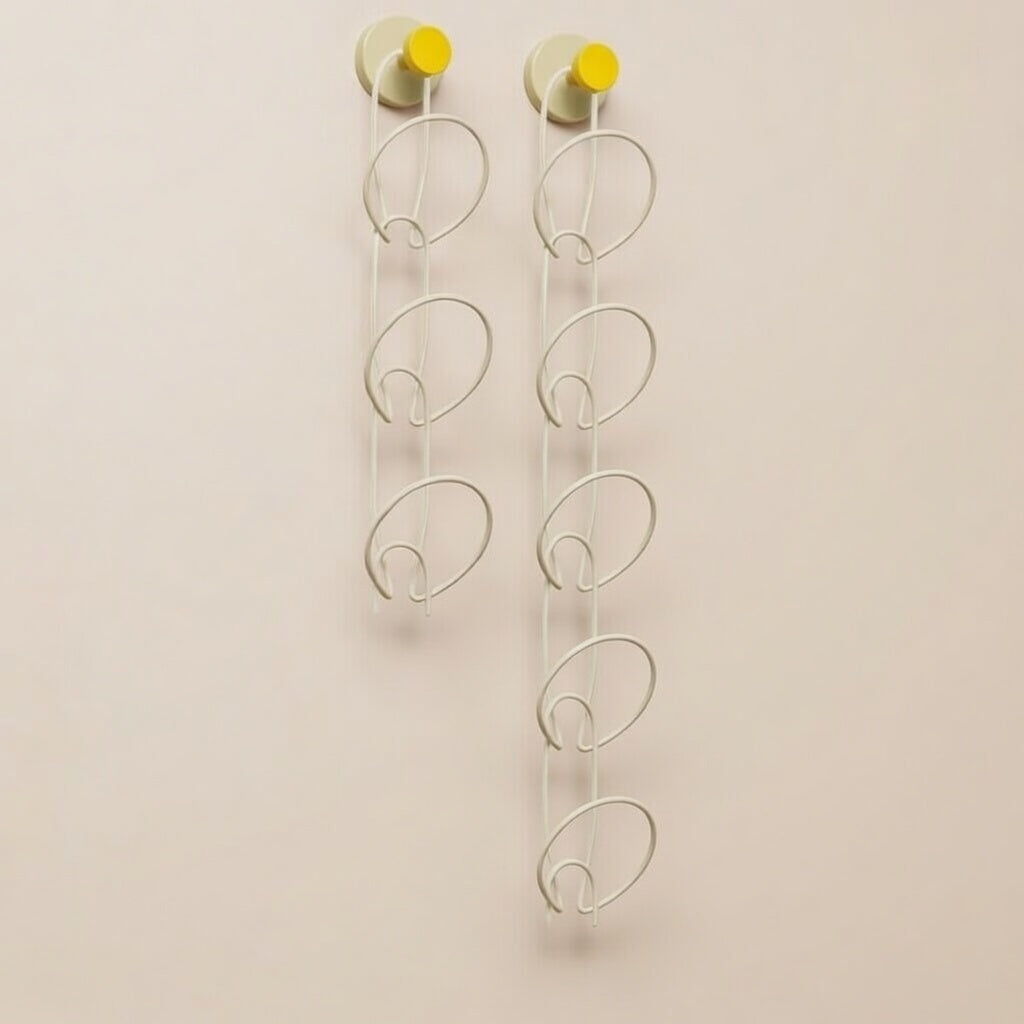 Damage-Free Modular Hat Organizer - Shape-Preserving Vertical Door & Wall Rack