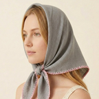 Oversized Summer Sunshade Scarf - Lightweight Beach Headwrap & Resort Shawl